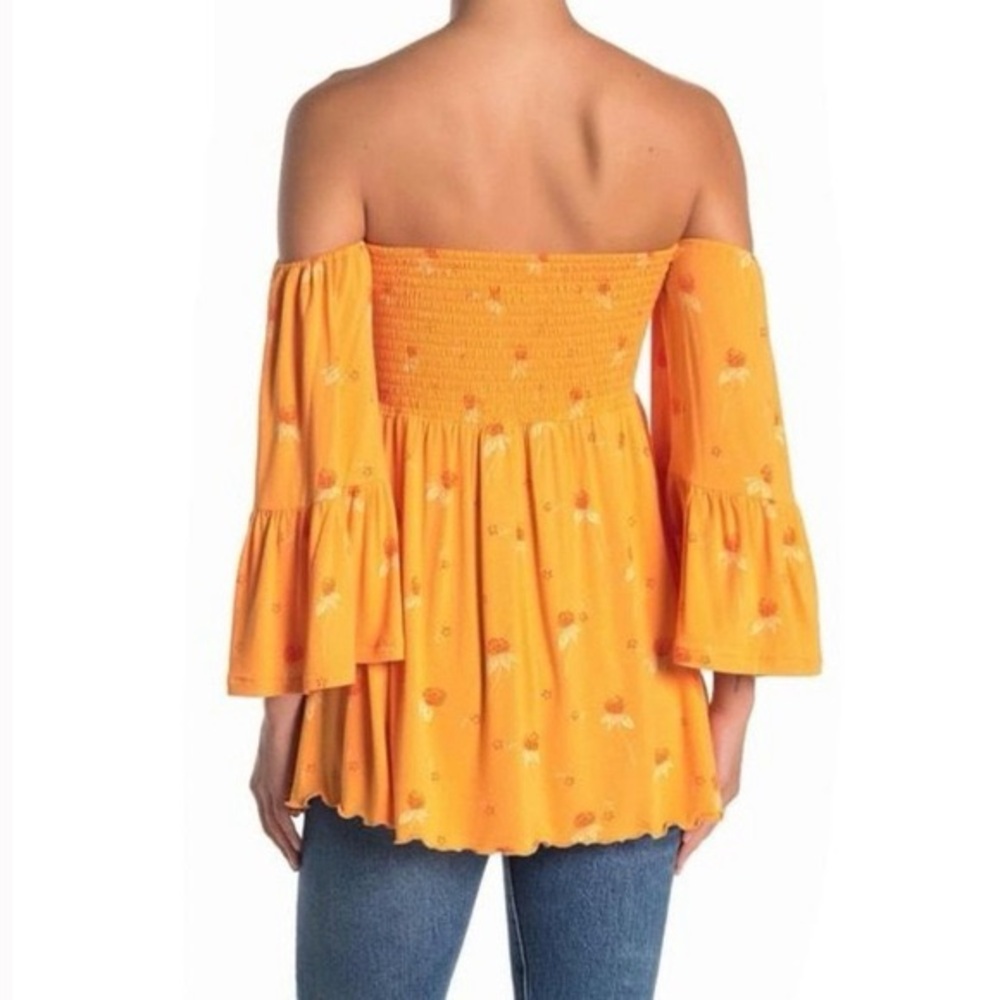 Free People Lana Tunic Golden Poppy Combo - Picture 2 of 6